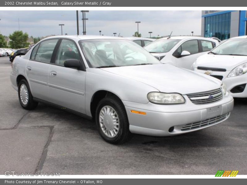 Galaxy Silver Metallic / Gray 2002 Chevrolet Malibu Sedan