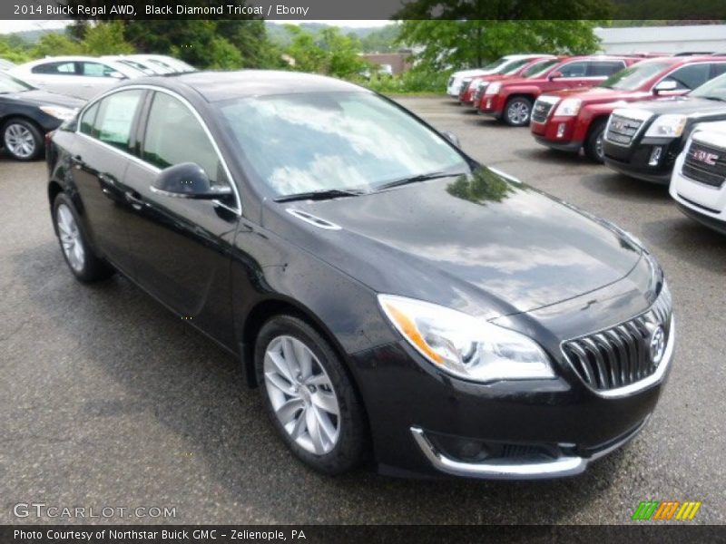 Black Diamond Tricoat / Ebony 2014 Buick Regal AWD