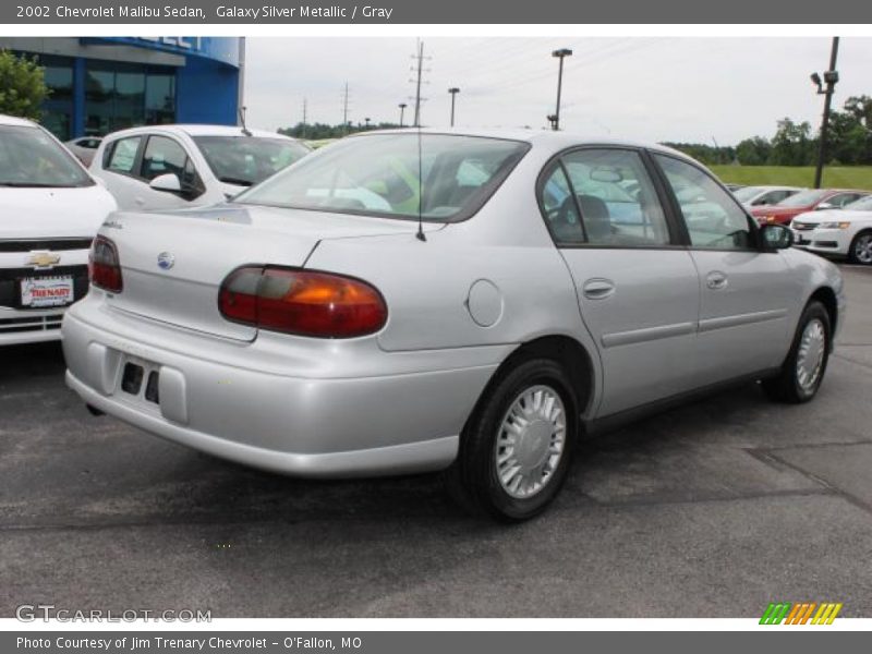 Galaxy Silver Metallic / Gray 2002 Chevrolet Malibu Sedan