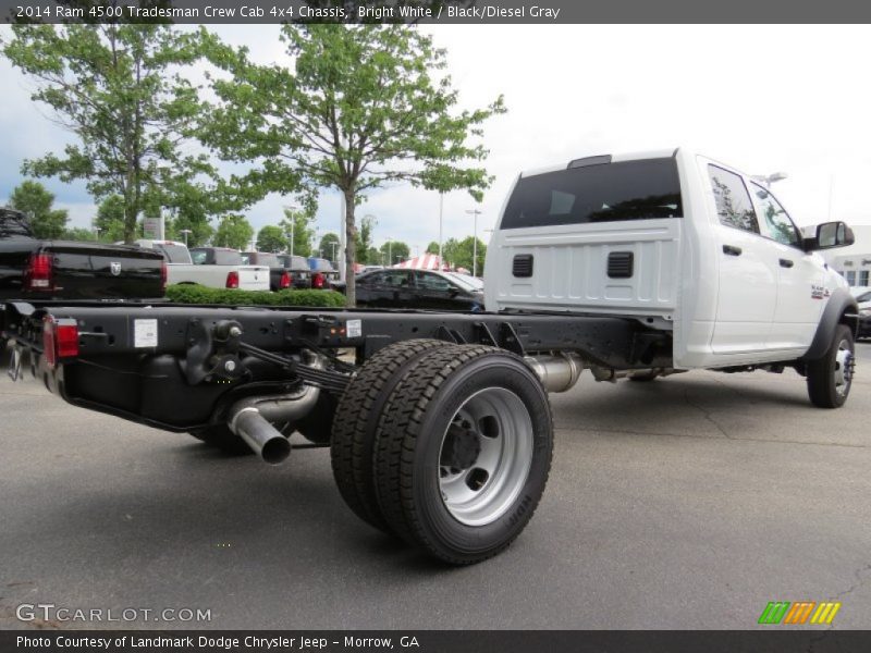  2014 4500 Tradesman Crew Cab 4x4 Chassis Bright White