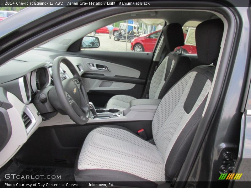 Ashen Gray Metallic / Light Titanium/Jet Black 2014 Chevrolet Equinox LS AWD