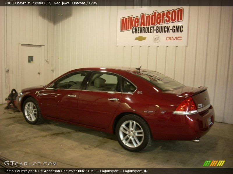 Red Jewel Tintcoat / Gray 2008 Chevrolet Impala LTZ