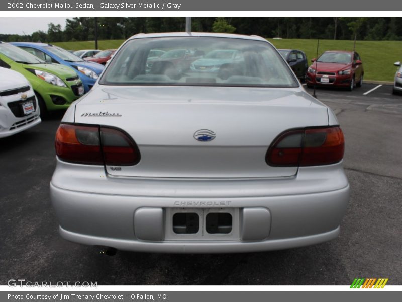 Galaxy Silver Metallic / Gray 2002 Chevrolet Malibu Sedan