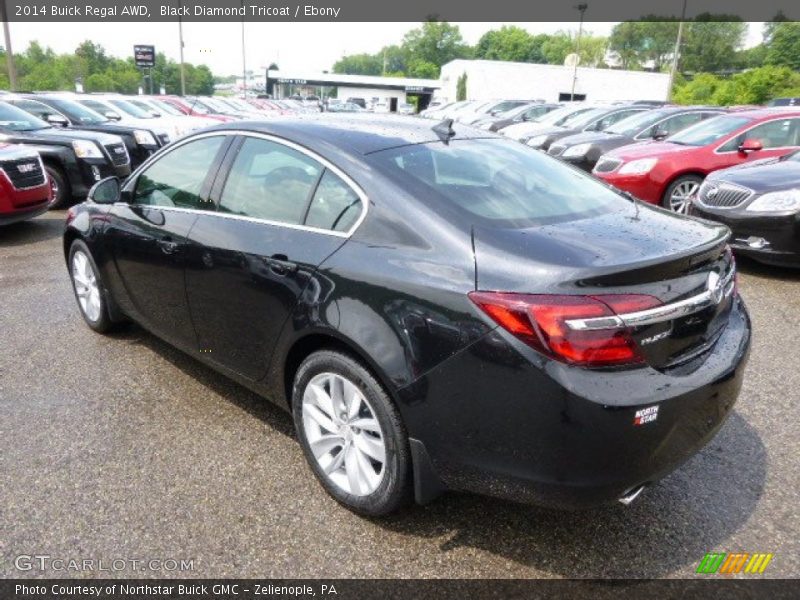 Black Diamond Tricoat / Ebony 2014 Buick Regal AWD