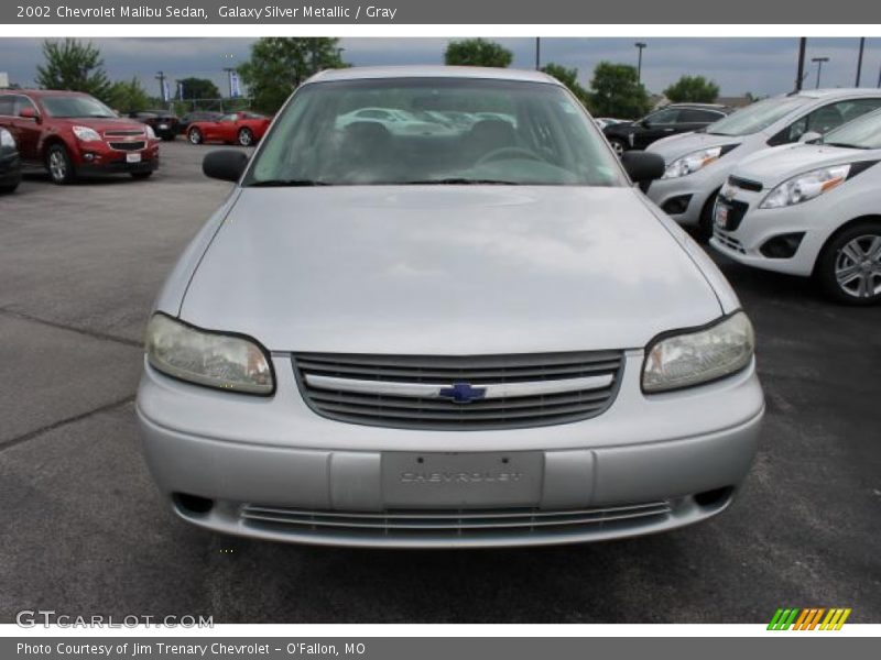 Galaxy Silver Metallic / Gray 2002 Chevrolet Malibu Sedan