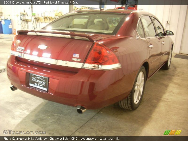 Red Jewel Tintcoat / Gray 2008 Chevrolet Impala LTZ