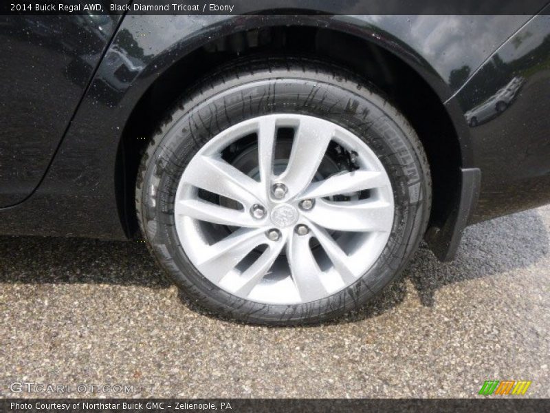 Black Diamond Tricoat / Ebony 2014 Buick Regal AWD