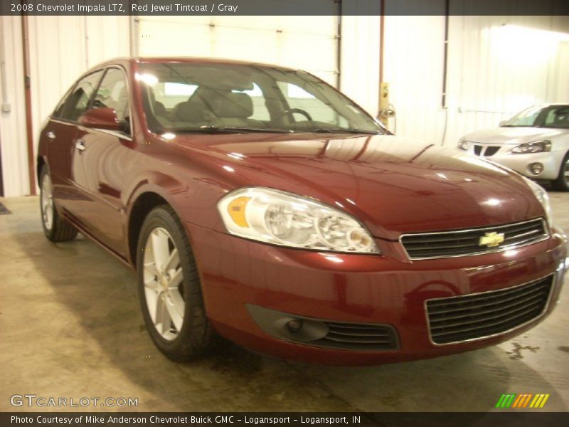 Red Jewel Tintcoat / Gray 2008 Chevrolet Impala LTZ