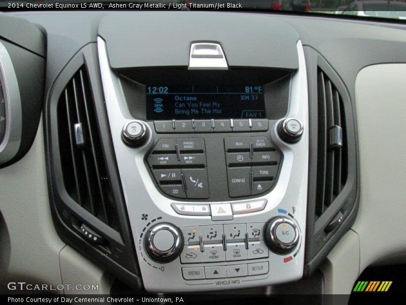 Ashen Gray Metallic / Light Titanium/Jet Black 2014 Chevrolet Equinox LS AWD