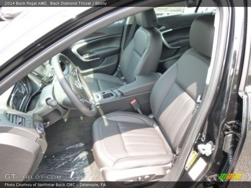 Black Diamond Tricoat / Ebony 2014 Buick Regal AWD