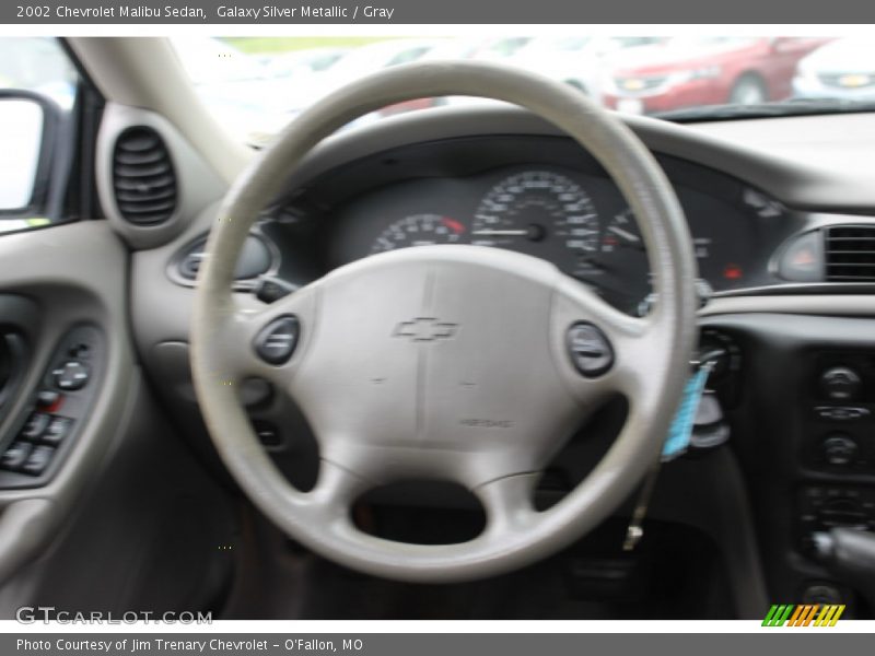 Galaxy Silver Metallic / Gray 2002 Chevrolet Malibu Sedan