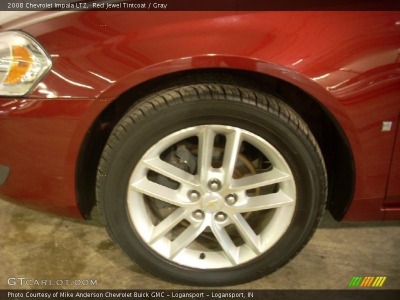 Red Jewel Tintcoat / Gray 2008 Chevrolet Impala LTZ