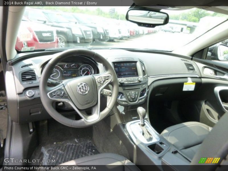 Black Diamond Tricoat / Ebony 2014 Buick Regal AWD