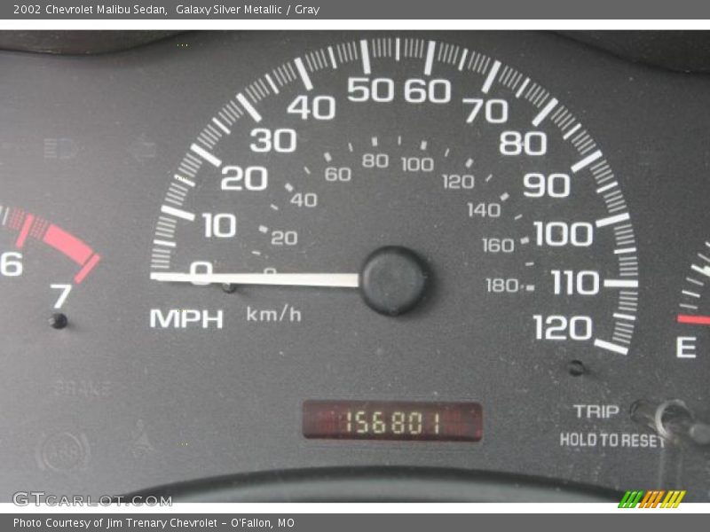 Galaxy Silver Metallic / Gray 2002 Chevrolet Malibu Sedan