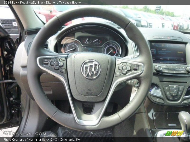 Black Diamond Tricoat / Ebony 2014 Buick Regal AWD