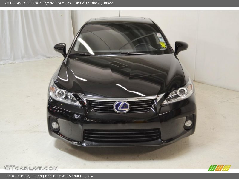 Obsidian Black / Black 2013 Lexus CT 200h Hybrid Premium