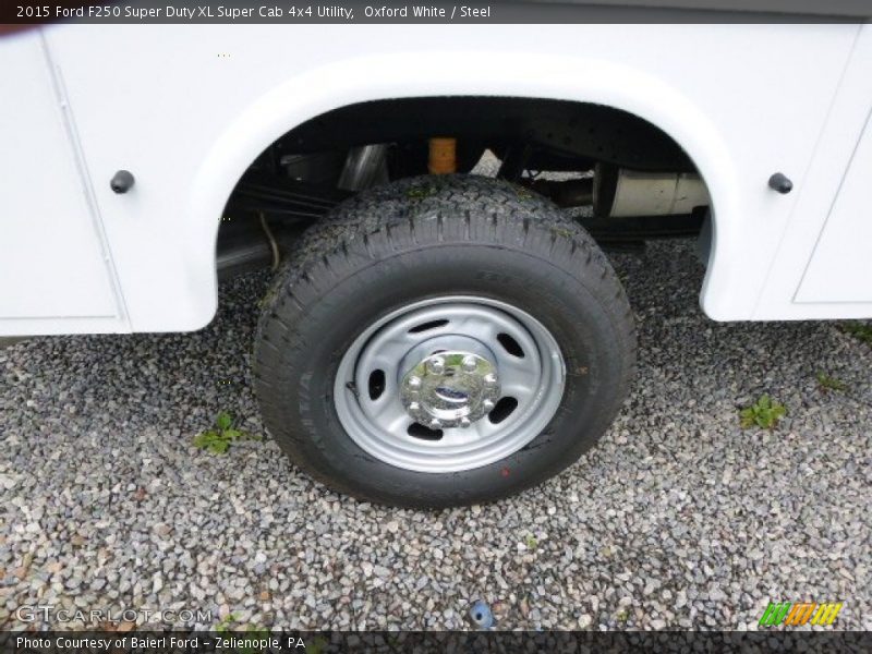 Oxford White / Steel 2015 Ford F250 Super Duty XL Super Cab 4x4 Utility