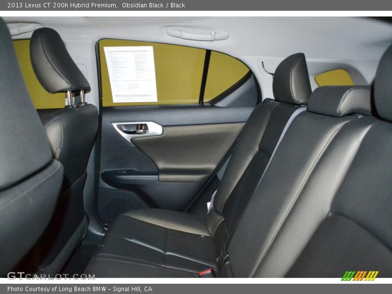 Obsidian Black / Black 2013 Lexus CT 200h Hybrid Premium