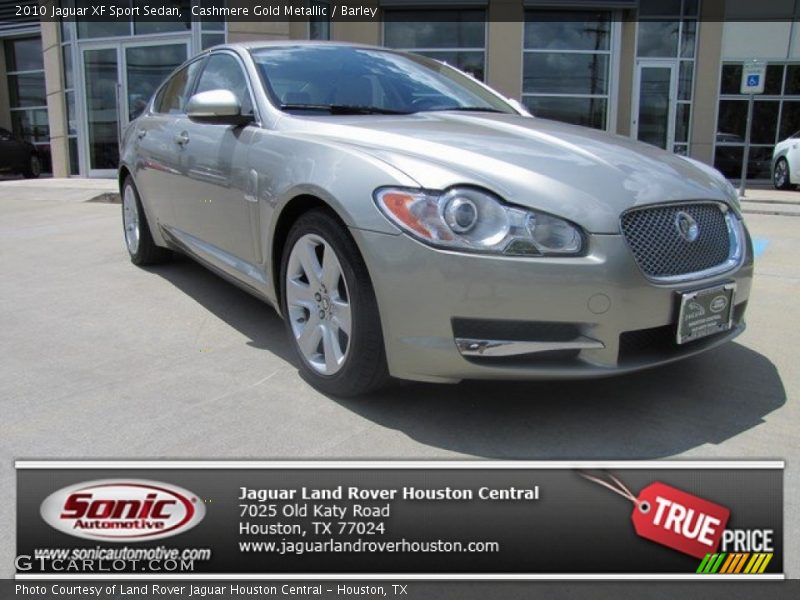 Cashmere Gold Metallic / Barley 2010 Jaguar XF Sport Sedan