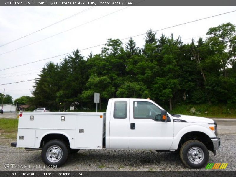 Oxford White / Steel 2015 Ford F250 Super Duty XL Super Cab 4x4 Utility
