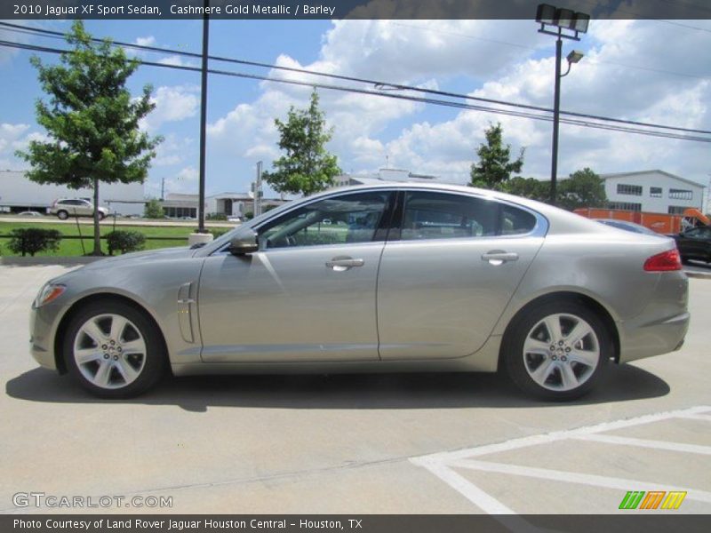 Cashmere Gold Metallic / Barley 2010 Jaguar XF Sport Sedan