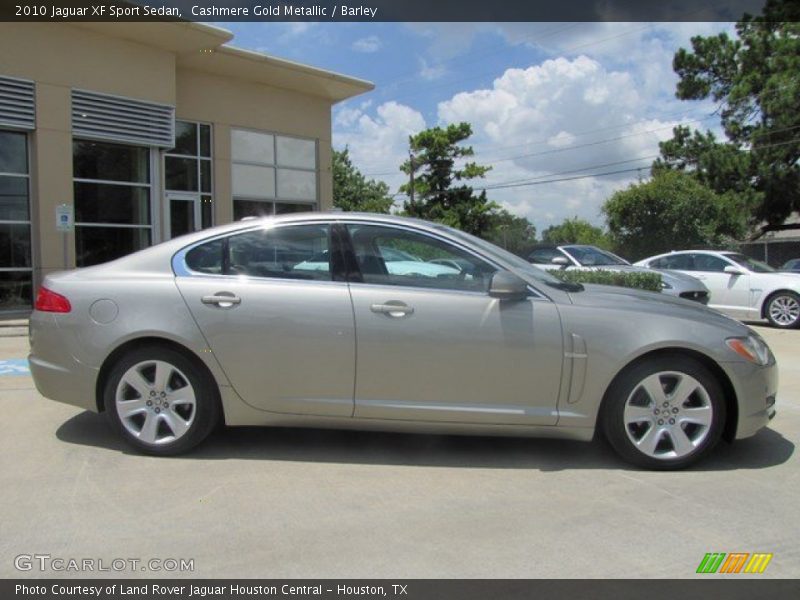 Cashmere Gold Metallic / Barley 2010 Jaguar XF Sport Sedan