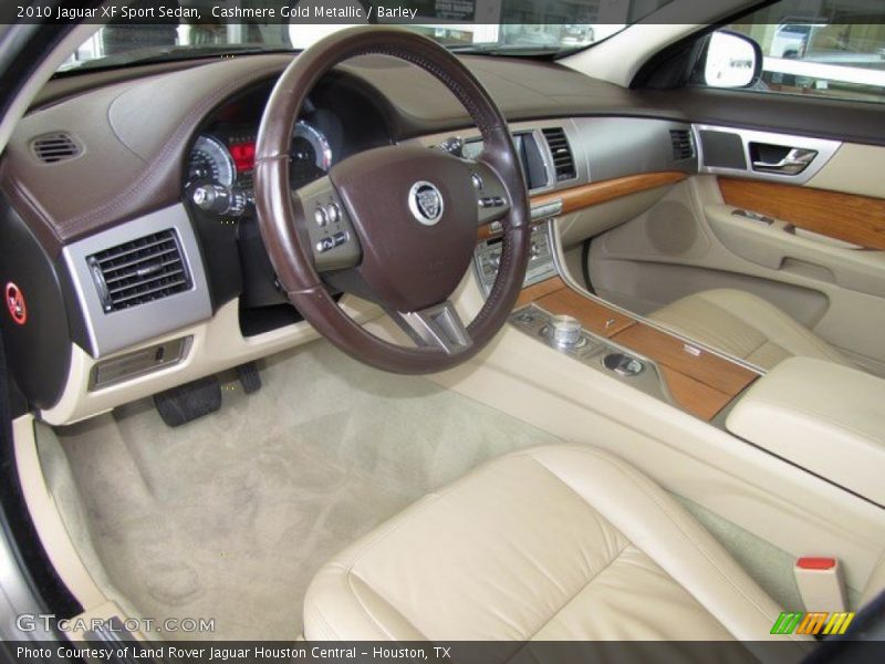 Cashmere Gold Metallic / Barley 2010 Jaguar XF Sport Sedan