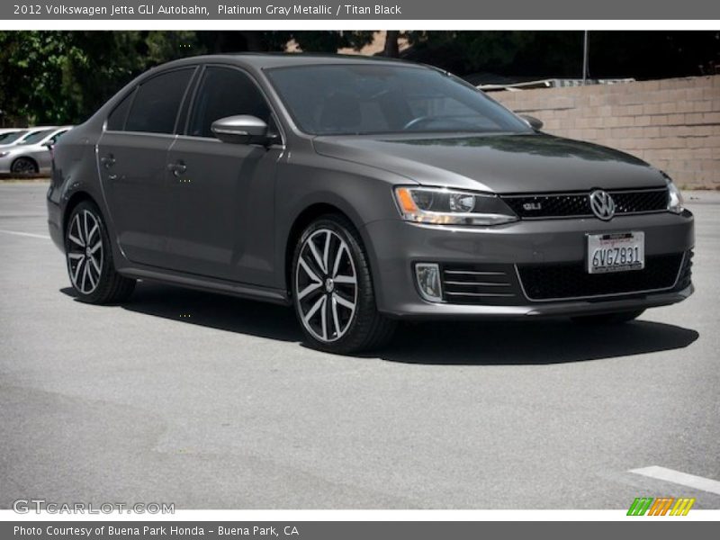 Platinum Gray Metallic / Titan Black 2012 Volkswagen Jetta GLI Autobahn