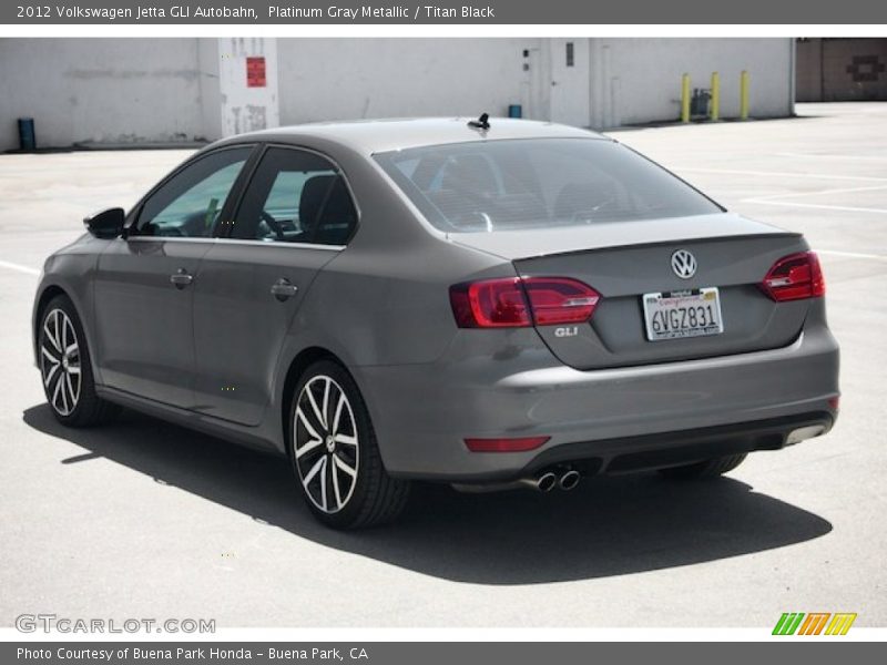 Platinum Gray Metallic / Titan Black 2012 Volkswagen Jetta GLI Autobahn