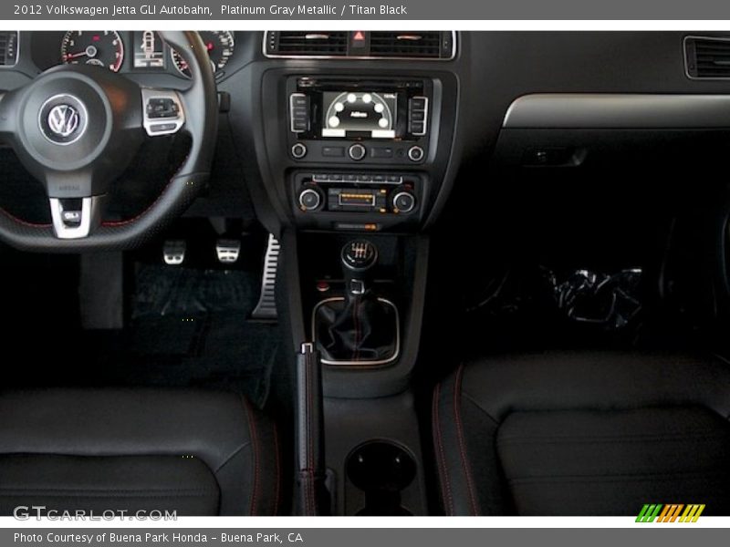 Platinum Gray Metallic / Titan Black 2012 Volkswagen Jetta GLI Autobahn