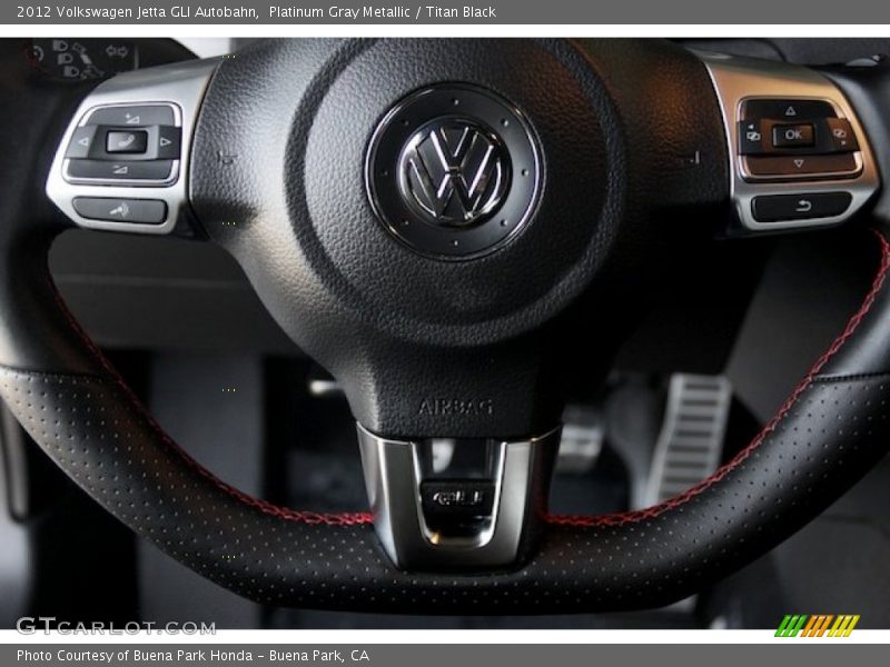 Platinum Gray Metallic / Titan Black 2012 Volkswagen Jetta GLI Autobahn
