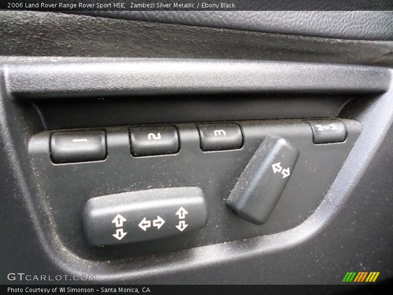 Zambezi Silver Metallic / Ebony Black 2006 Land Rover Range Rover Sport HSE