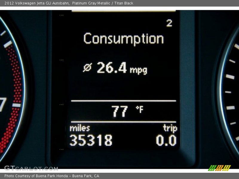Platinum Gray Metallic / Titan Black 2012 Volkswagen Jetta GLI Autobahn