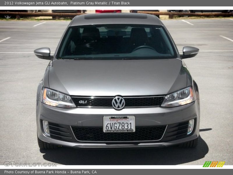 Platinum Gray Metallic / Titan Black 2012 Volkswagen Jetta GLI Autobahn