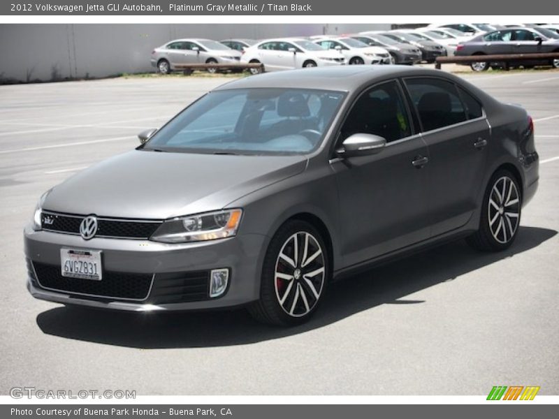 Platinum Gray Metallic / Titan Black 2012 Volkswagen Jetta GLI Autobahn