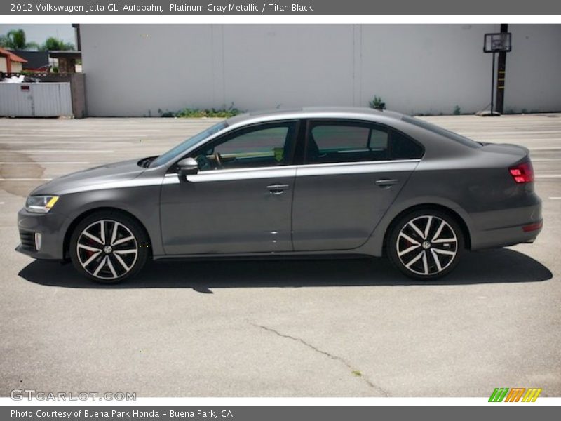 Platinum Gray Metallic / Titan Black 2012 Volkswagen Jetta GLI Autobahn
