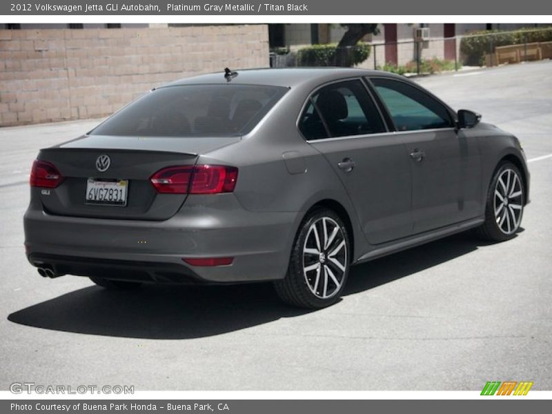 Platinum Gray Metallic / Titan Black 2012 Volkswagen Jetta GLI Autobahn