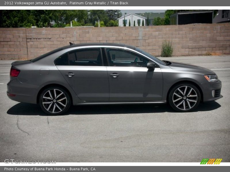 Platinum Gray Metallic / Titan Black 2012 Volkswagen Jetta GLI Autobahn