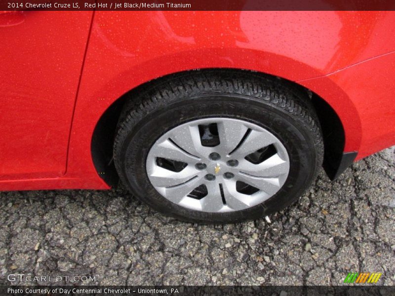 Red Hot / Jet Black/Medium Titanium 2014 Chevrolet Cruze LS