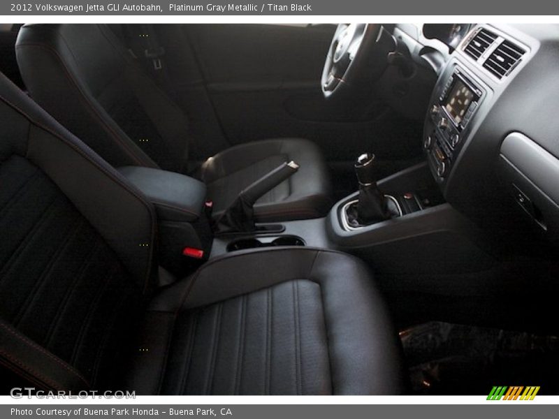 Platinum Gray Metallic / Titan Black 2012 Volkswagen Jetta GLI Autobahn