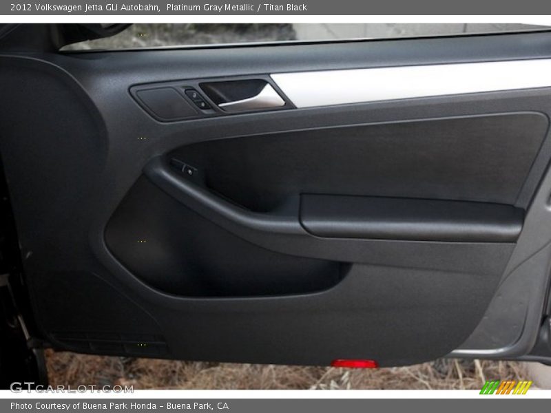 Platinum Gray Metallic / Titan Black 2012 Volkswagen Jetta GLI Autobahn