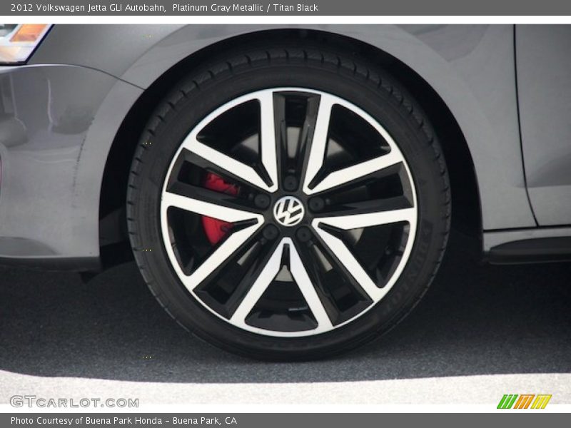 Platinum Gray Metallic / Titan Black 2012 Volkswagen Jetta GLI Autobahn