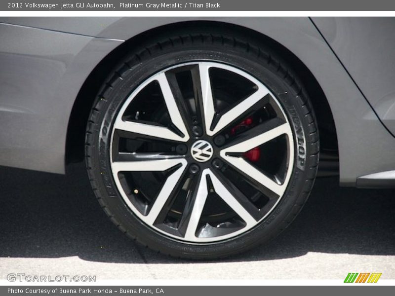 Platinum Gray Metallic / Titan Black 2012 Volkswagen Jetta GLI Autobahn