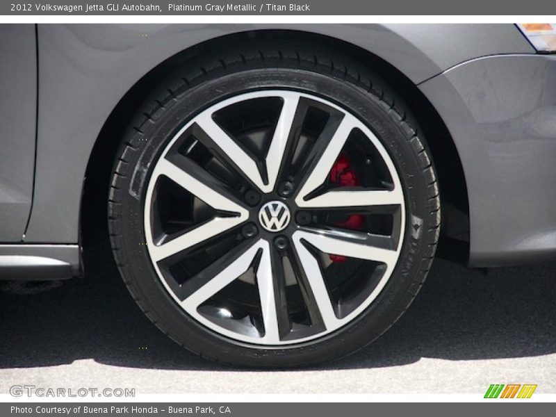 Platinum Gray Metallic / Titan Black 2012 Volkswagen Jetta GLI Autobahn