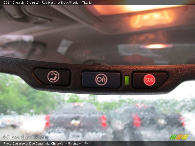 Red Hot / Jet Black/Medium Titanium 2014 Chevrolet Cruze LS