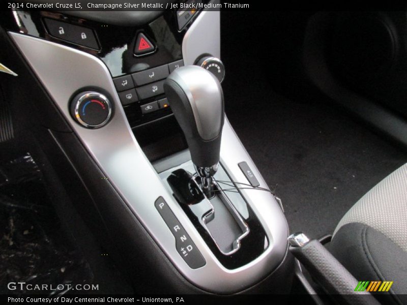 Champagne Silver Metallic / Jet Black/Medium Titanium 2014 Chevrolet Cruze LS