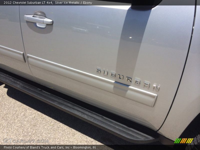 Silver Ice Metallic / Ebony 2012 Chevrolet Suburban LT 4x4