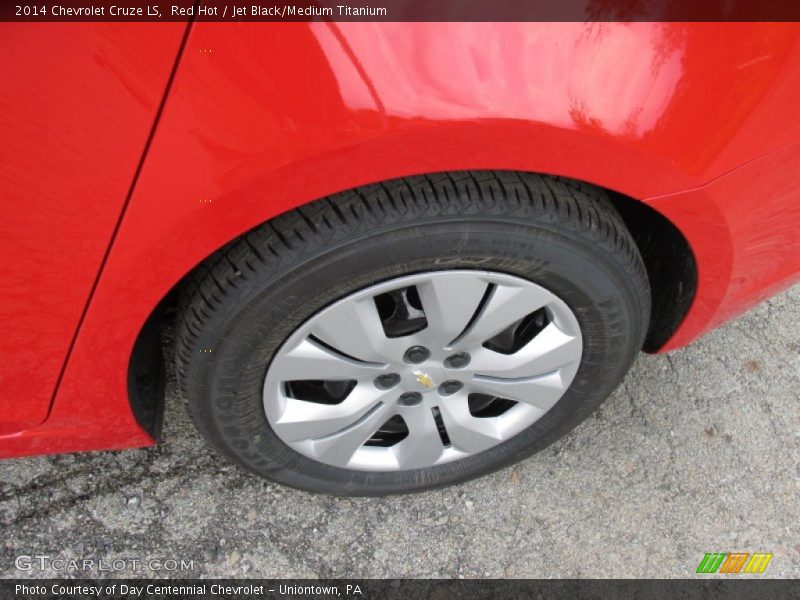 Red Hot / Jet Black/Medium Titanium 2014 Chevrolet Cruze LS