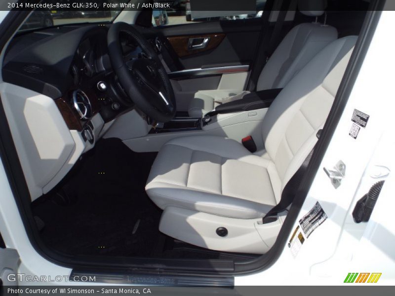 Polar White / Ash/Black 2014 Mercedes-Benz GLK 350