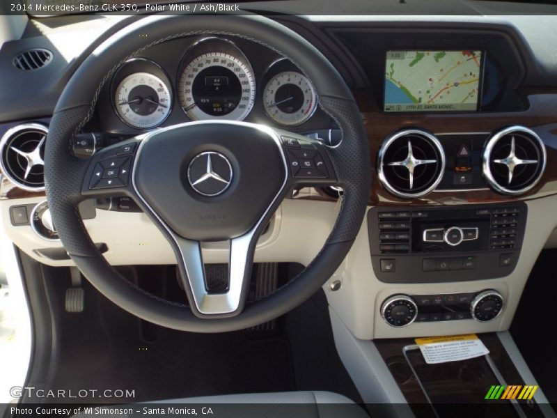 Polar White / Ash/Black 2014 Mercedes-Benz GLK 350